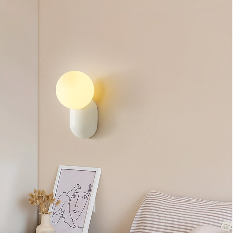 Wall Sconces with LED Globe for Bedroom & Living Room | Modern