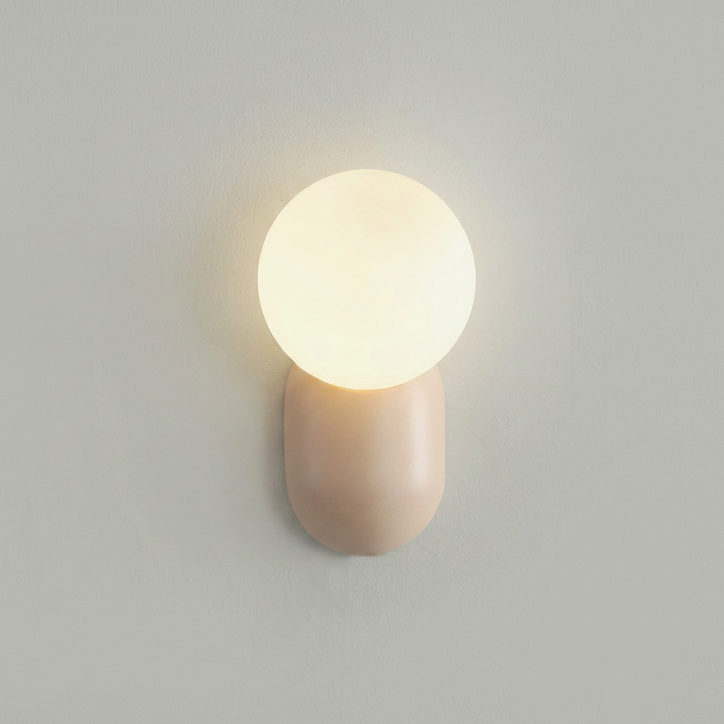 Wall Sconces with LED Globe for Bedroom & Living Room | Modern
