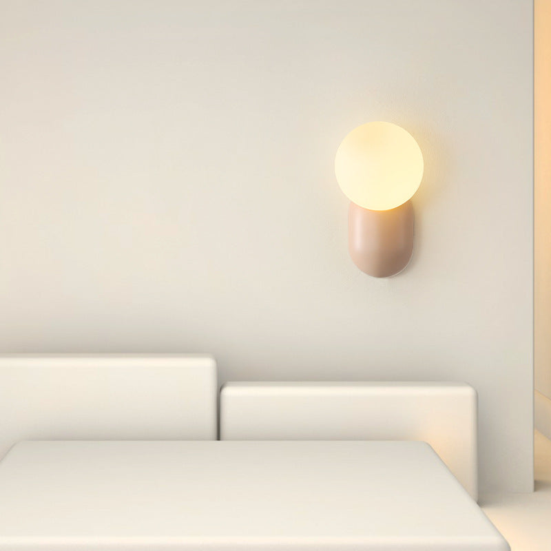 Wall Sconces with LED Globe for Bedroom & Living Room | Modern
