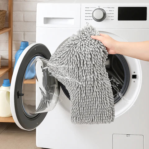 Washable Rug Chenille Fluffy for Bathroom & Entryway | Bedroom