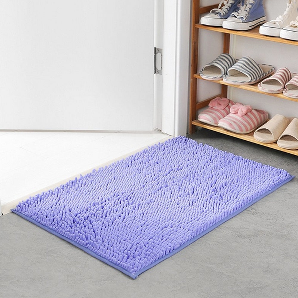 Washable Rug Chenille Fluffy for Bathroom & Entryway | Bedroom