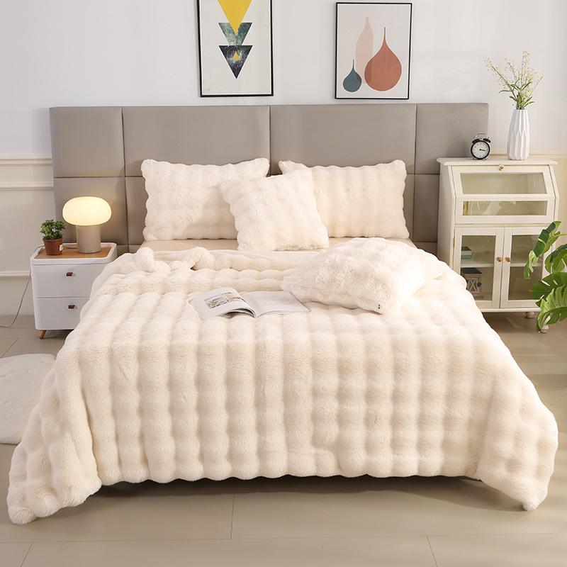 Weighted Blanket Bubble Texture for Bed | Fluffy
