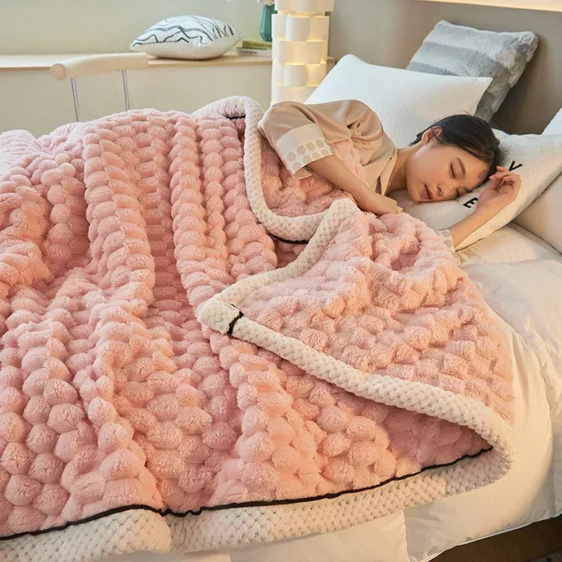 Weighted Blanket Bubble Texture | Warm
