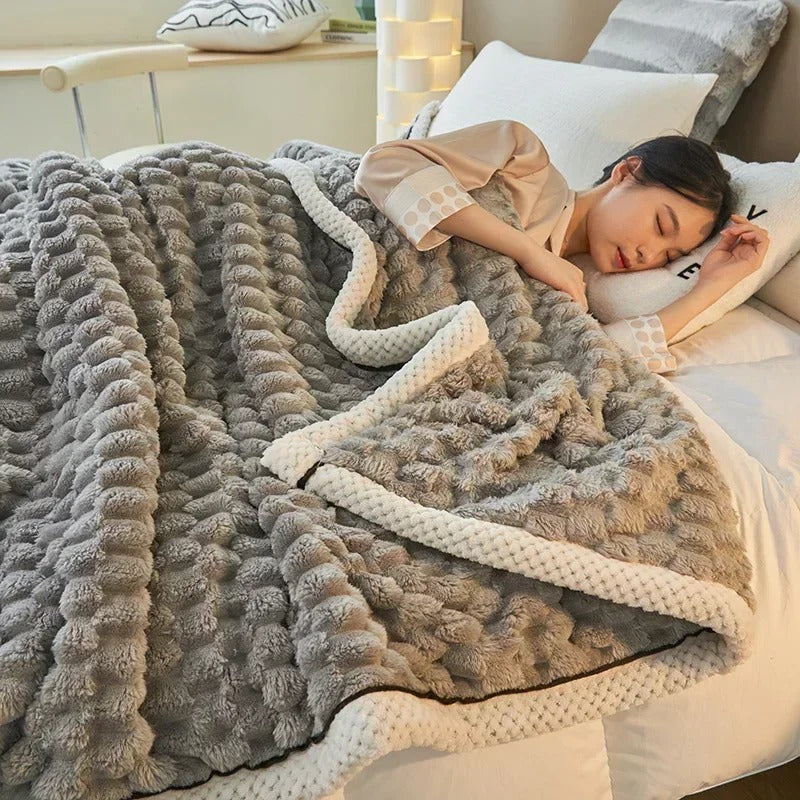 Weighted Blanket Bubble Texture | Warm