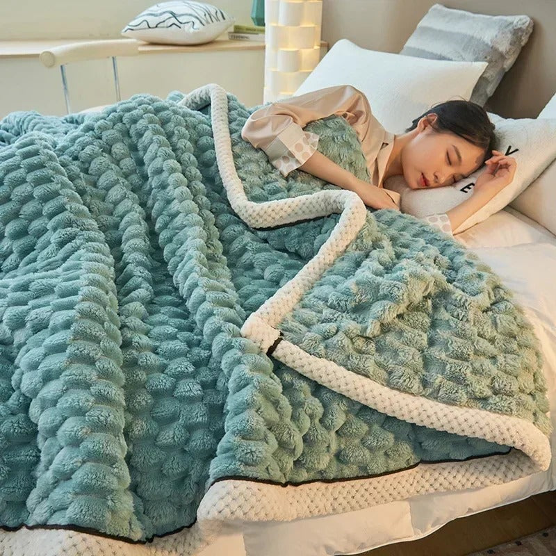 Weighted Blanket Bubble Texture | Warm