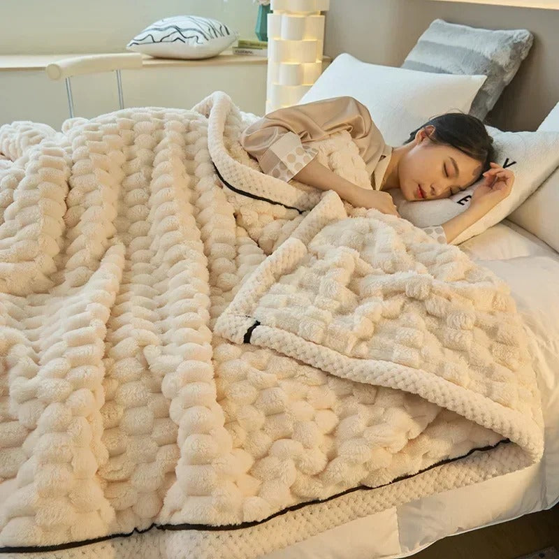 Weighted Blanket Bubble Texture | Warm