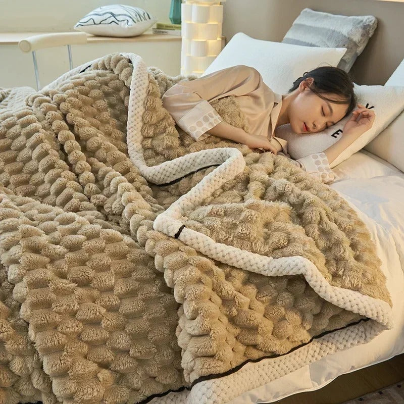 Weighted Blanket Bubble Texture | Warm