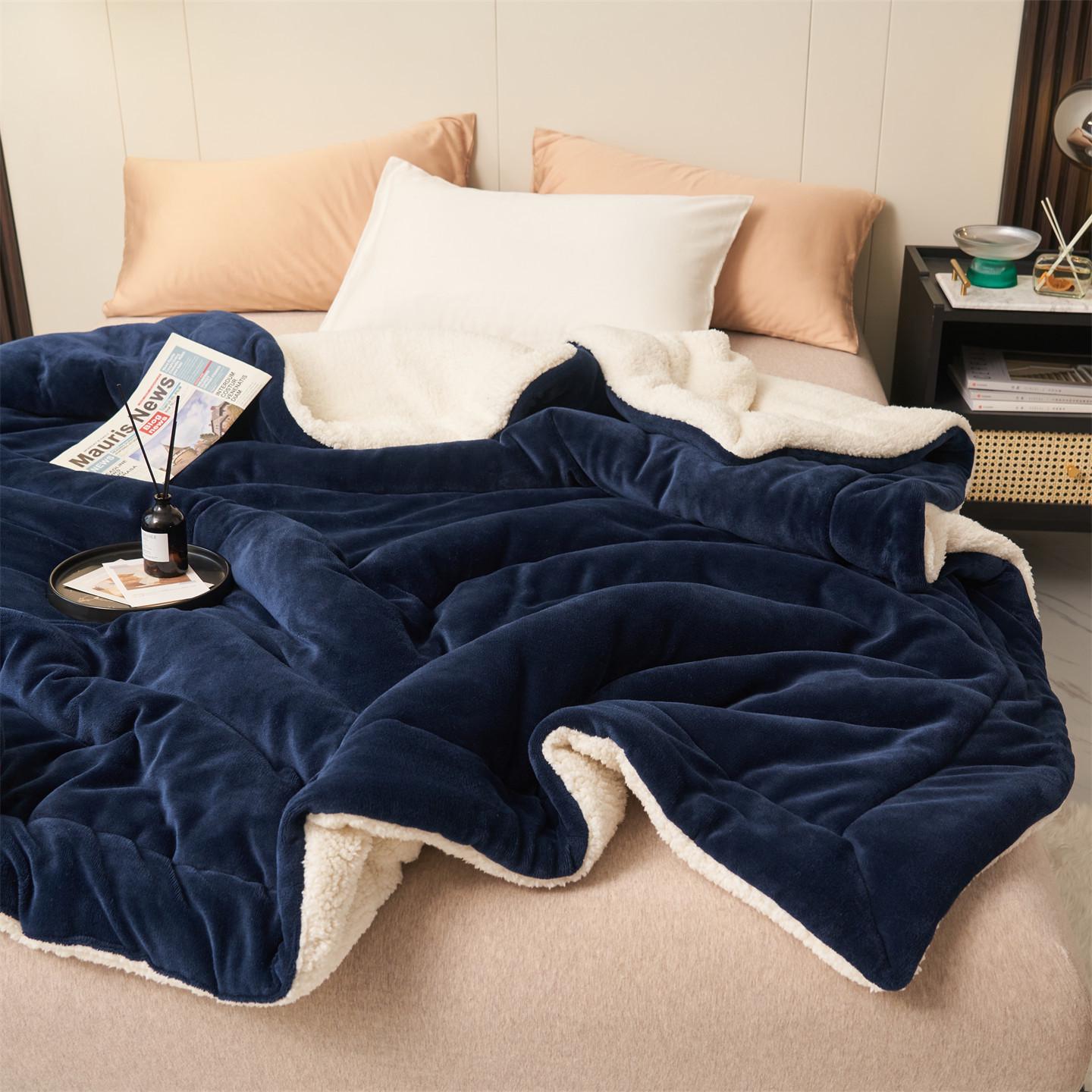 Weighted Blanket Double-Sided for Bed | Fluffy