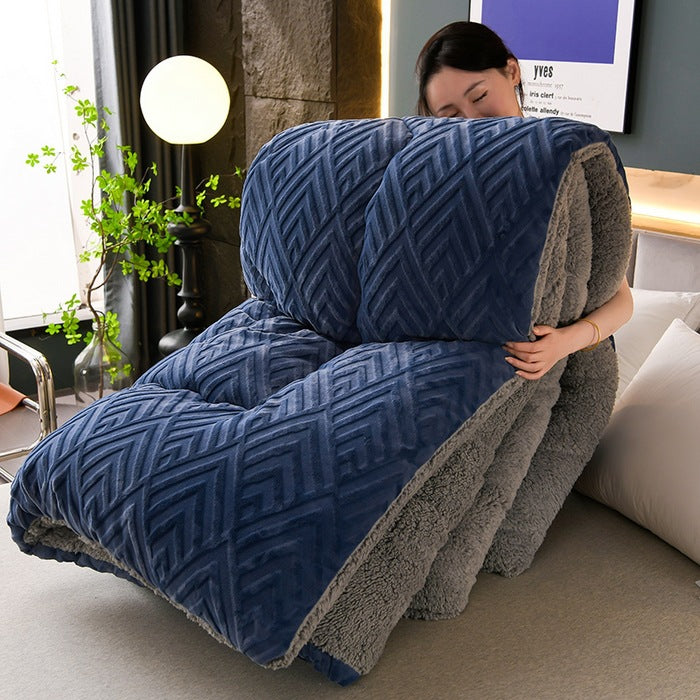 Weighted Blanket Fleece Bed | Large