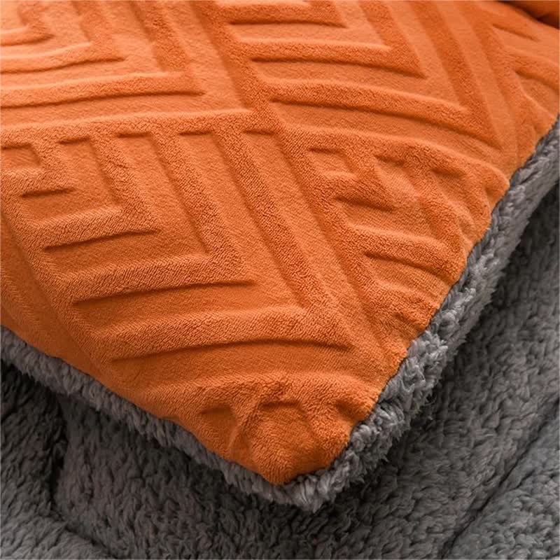 Weighted Blanket Fleece Bed | Large