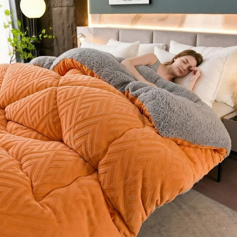 Weighted Blanket Fleece Bed | Large