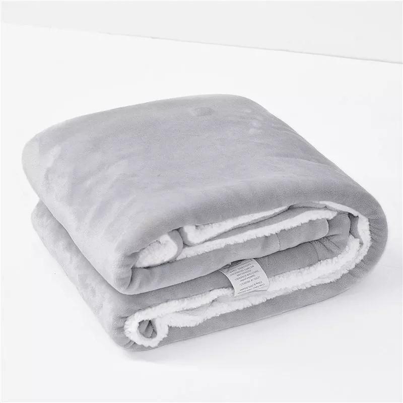 Weighted Blanket Sherpa Fleece Reversible for Bed | Fluffy