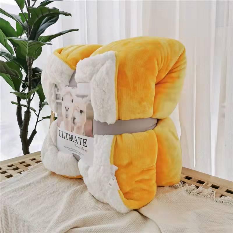 Weighted Blanket Sherpa Fleece Reversible for Bed | Fluffy