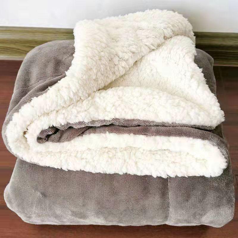 Weighted Blanket Sherpa Fleece Reversible for Bed | Fluffy