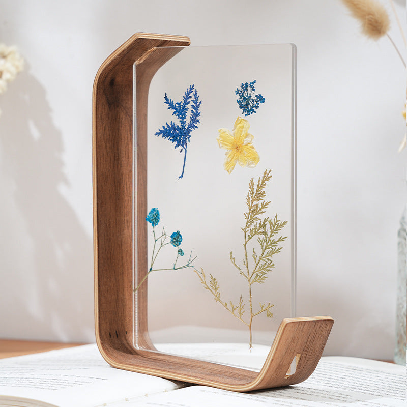 Wood Photo Frames with Floating Display | Double-Sided
