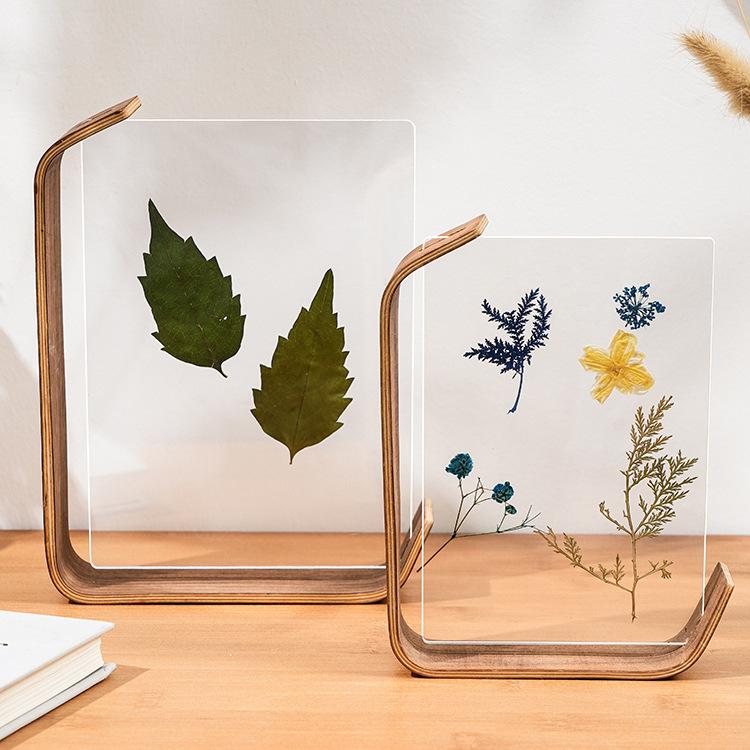 Wood Photo Frames with Floating Display | Double-Sided