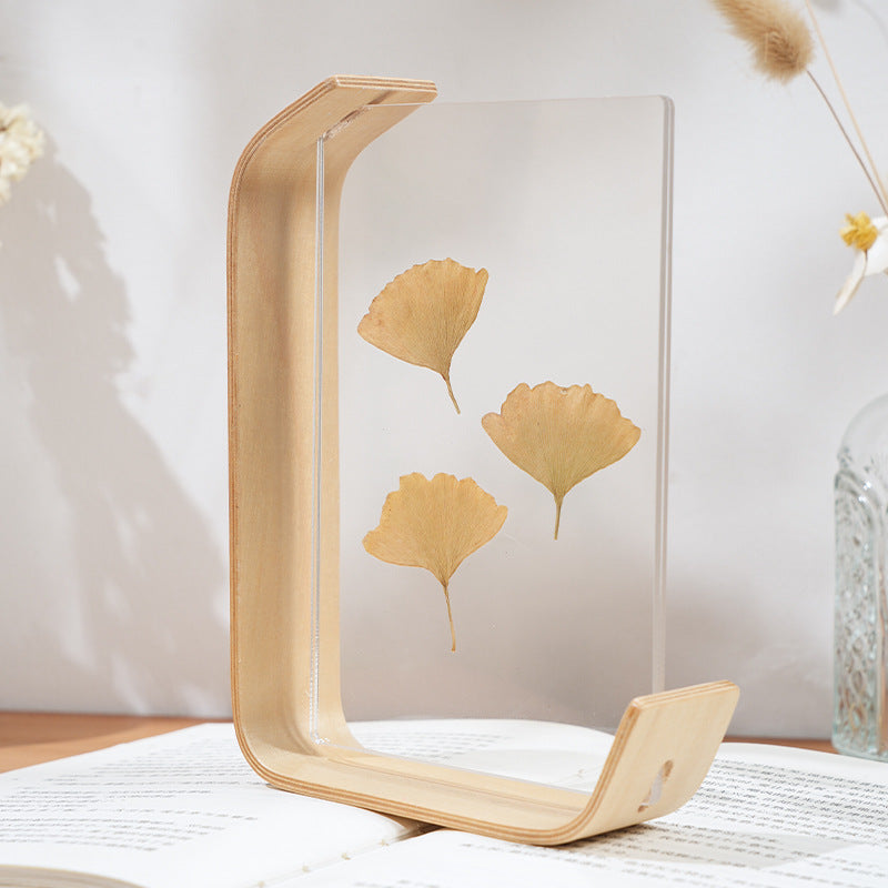 Wood Photo Frames with Floating Display | Double-Sided
